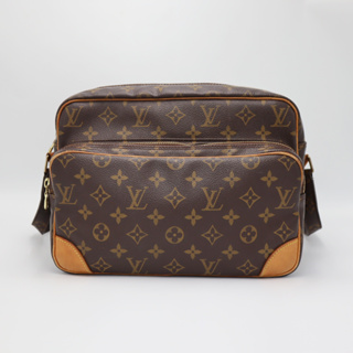 Auth LOUIS VUITTON Nile M45244 Monogram AR4160 Shoulder Bag Monogram Canvas