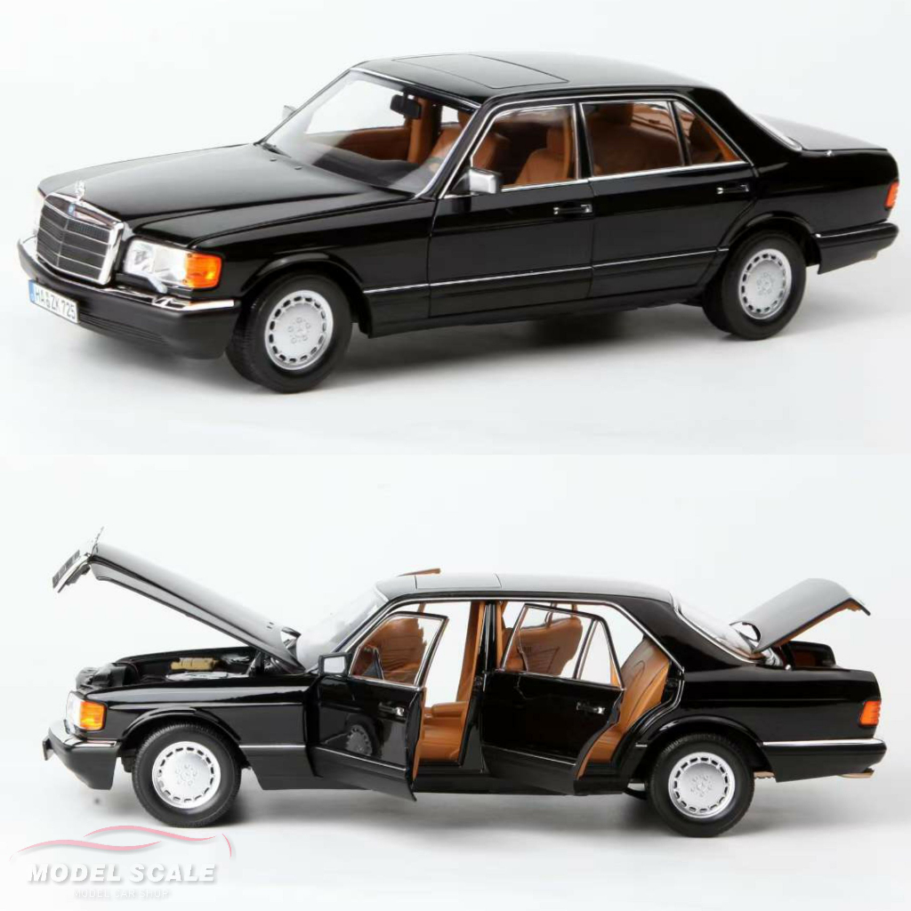 模例】Norev 1/18 Mercedes-Benz 560 SEL (W126) 1989 棕內裝183789