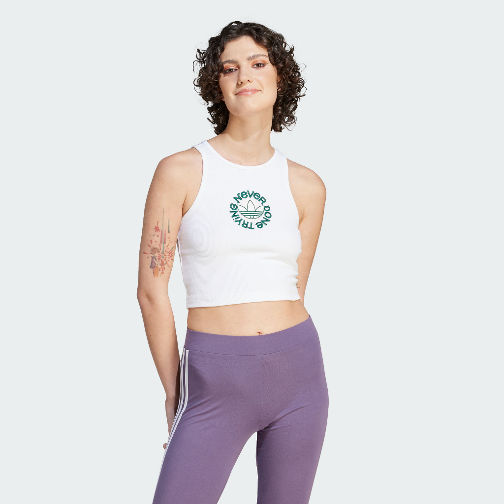 adidas ISC 短版背心 女 - Originals IN4143 官方直營 | 蝦皮購物