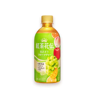 紅茶花傳 白葡萄水果風味茶 440ml(原售價69)【Donki日本唐吉訶德】