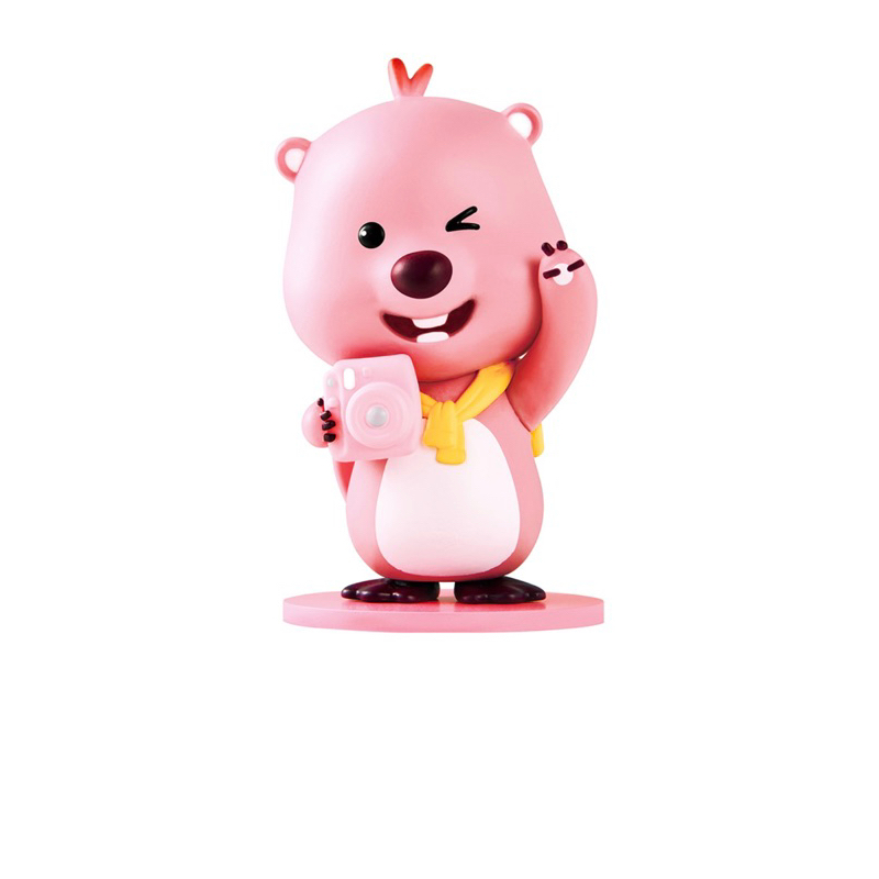 [🌹小花왔어現貨+預購] 韓國 loopy 露比 海狸 袋熊 波露露 pororo 玩偶 娃娃 公仔 盧比 花束 零錢包 | 蝦皮購物