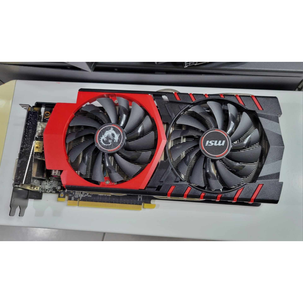 故障品 MSI微星紅龍 GTX 970 GAMING 4G，故障原因不明，530元