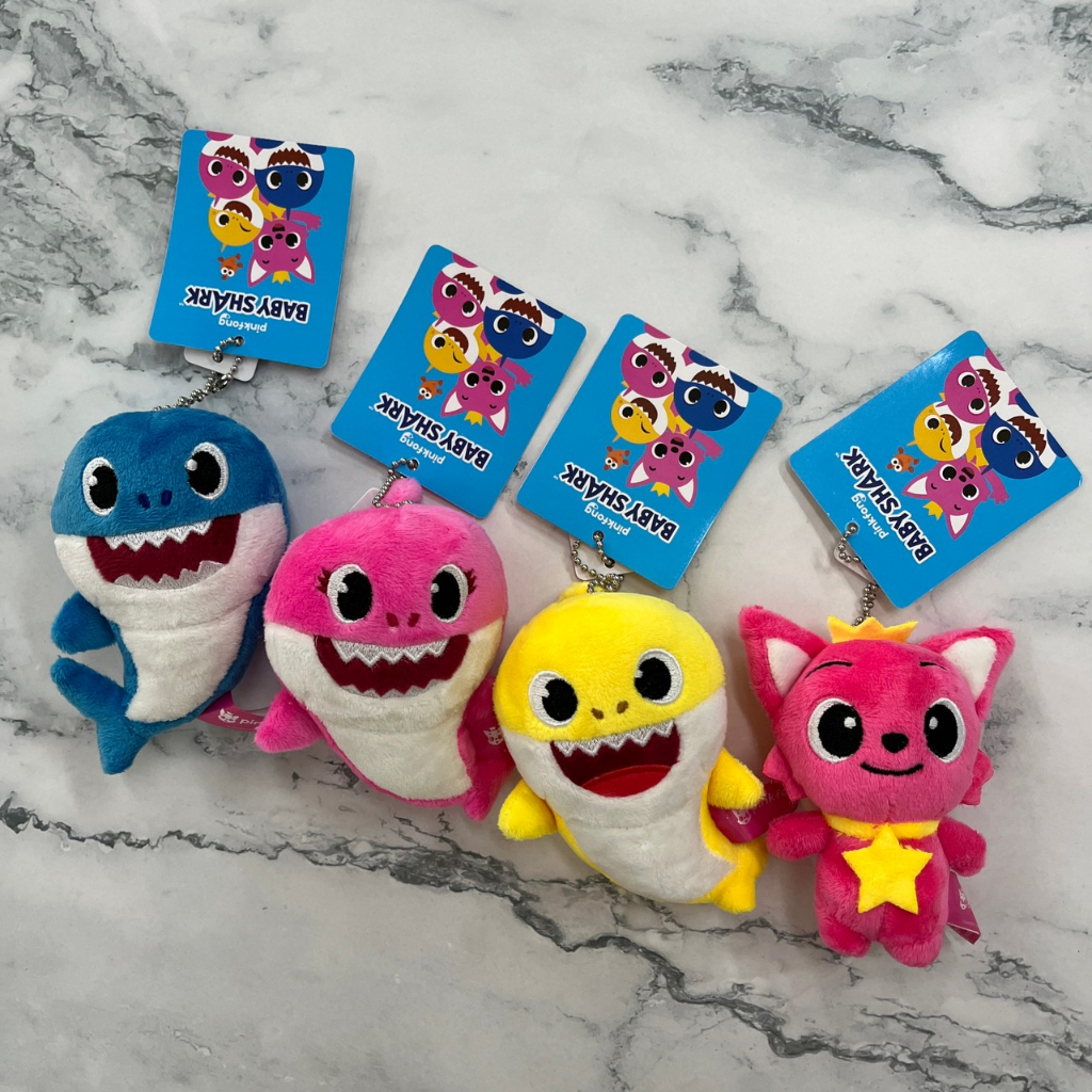 韓國🇰🇷 正版鯊魚寶寶babyshark 碰碰狐pinkfong 免烤貼畫吊飾DIY材料