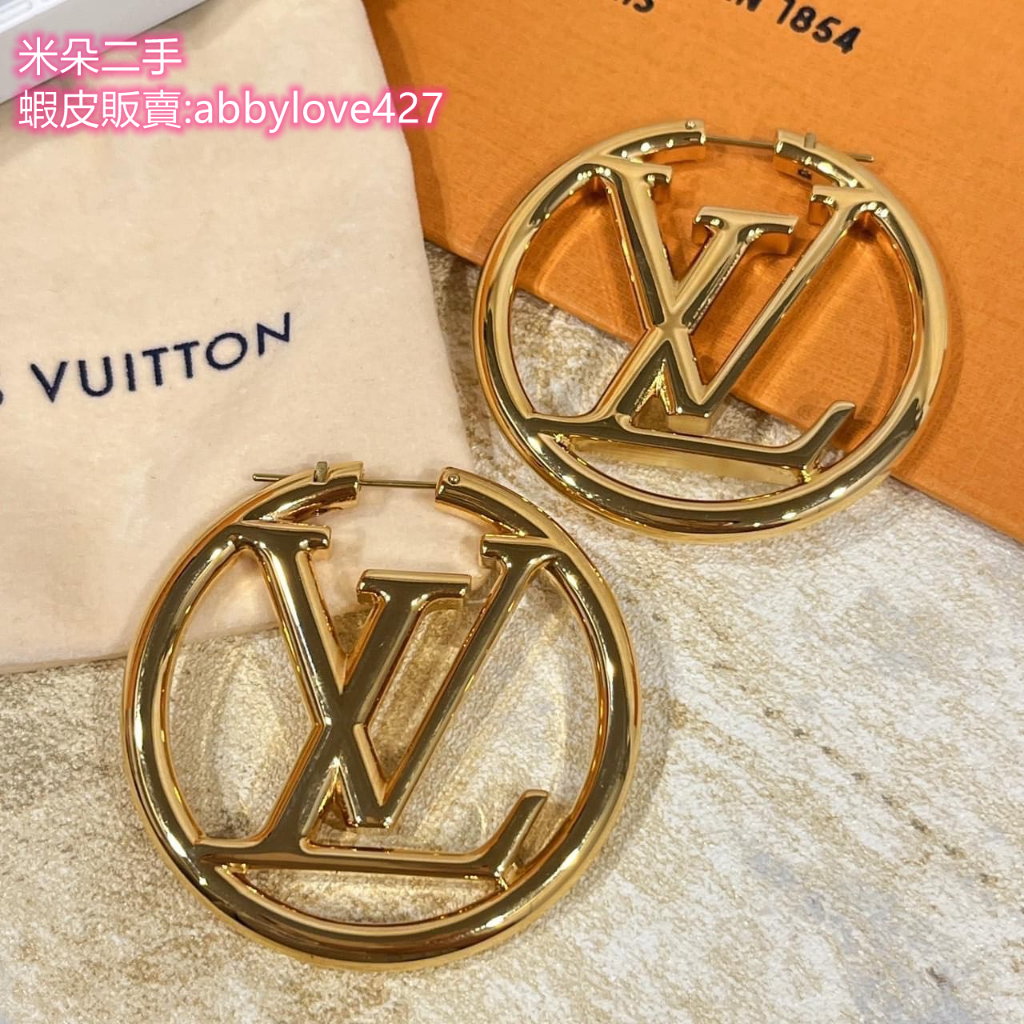 Shop Louis Vuitton LOUISE 2023 SS Louise hoop earrings (M64288) by JOY＋