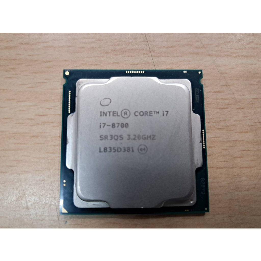 二手Intel I7-8700 CPU 1151腳位- 店保7天| 蝦皮購物
