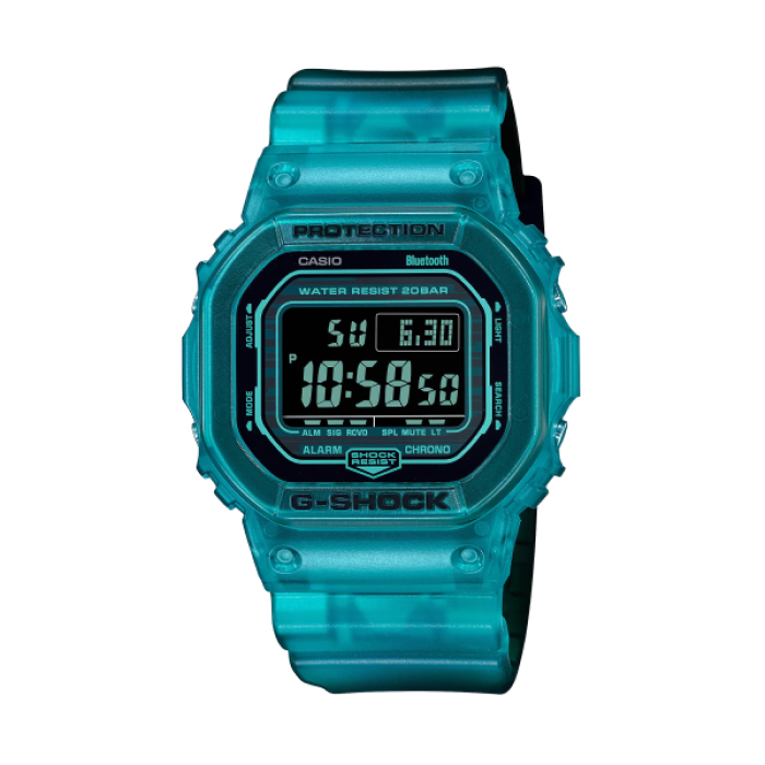 CASIO G-SHOCK】經典5600半透明方形數位運動腕錶-透綠色/DW-B5600G-2/台灣總代理公司貨享一年| 蝦皮購物