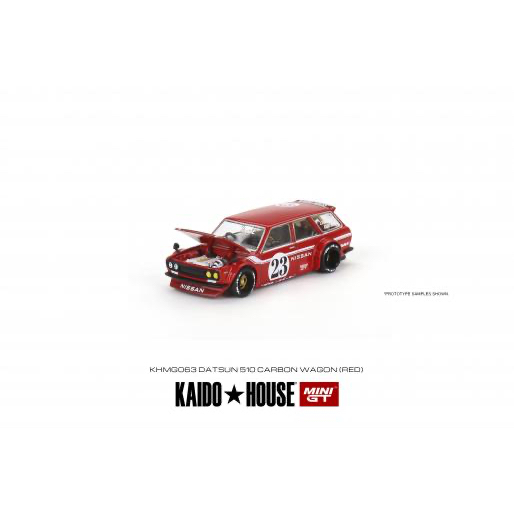 MINIGT x Kaido House KHMG063 Datsun 510Wagon CARBON FIBER V2