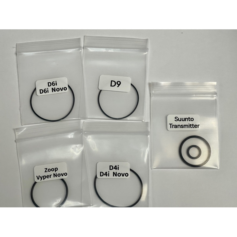 Joints Toriques Pour Montre/ordinateur Suunto D6, D6i, D6i Novo - Lot De 2