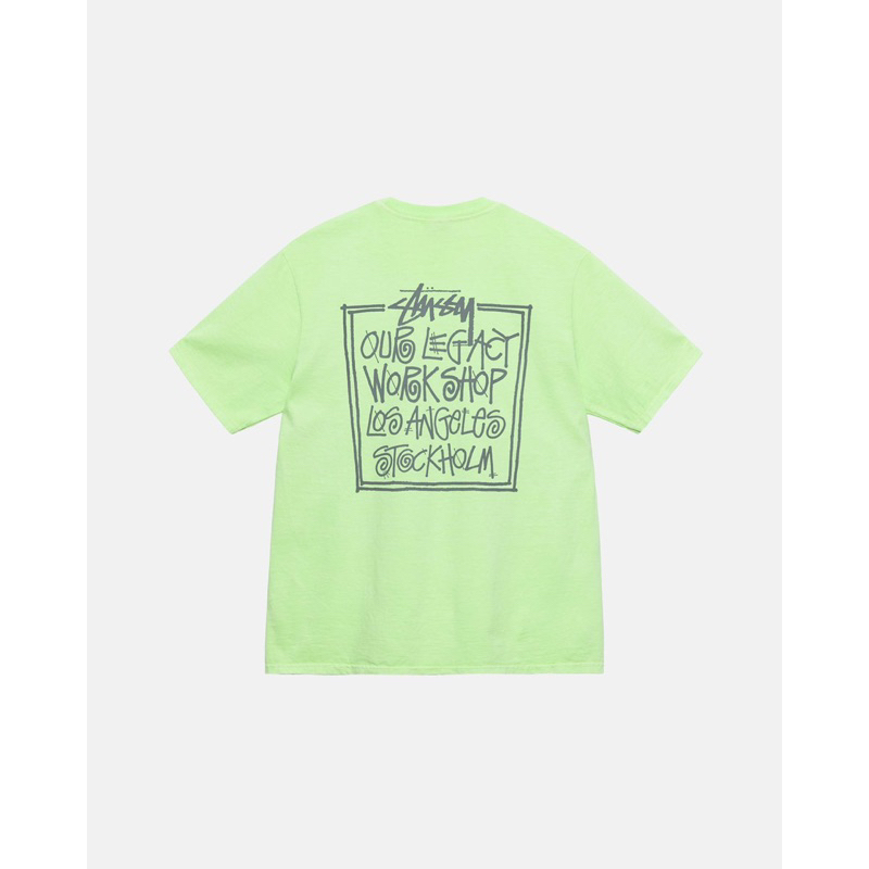 Stussy x Our Legacy Frame Pigment Dyed Tee Paradise | 蝦皮購物