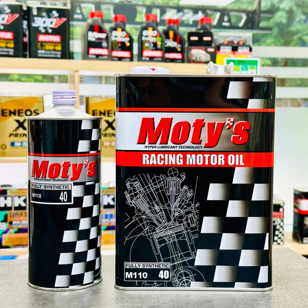 Moty's M110 SAE 50 4L×1缶 1L×1缶 5Lセット エンジンオイル モティーズ 大人気 - 車用品