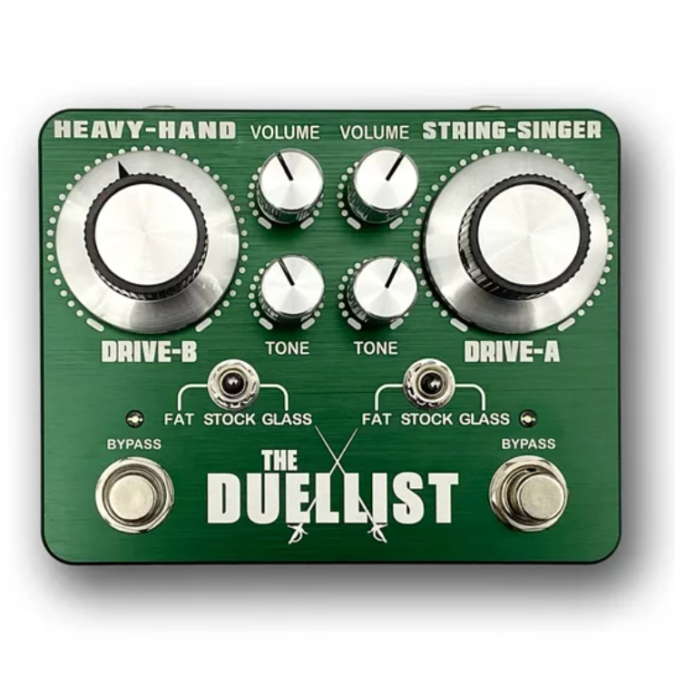 King Tone The Duellist Green Overdrive 破音效果器2022 DIP Switch