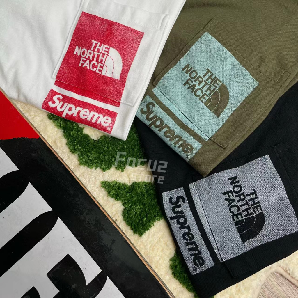 Focus Store】 現貨Supreme x The North Face Pocket Tee 短T TNF