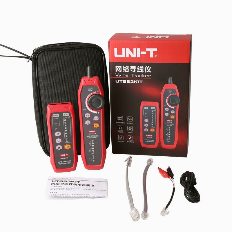 【UNI-T/優利德】UT682/UT683網絡尋線儀★抗干擾 巡線查線器★多功能網線測試儀★ | 蝦皮購物