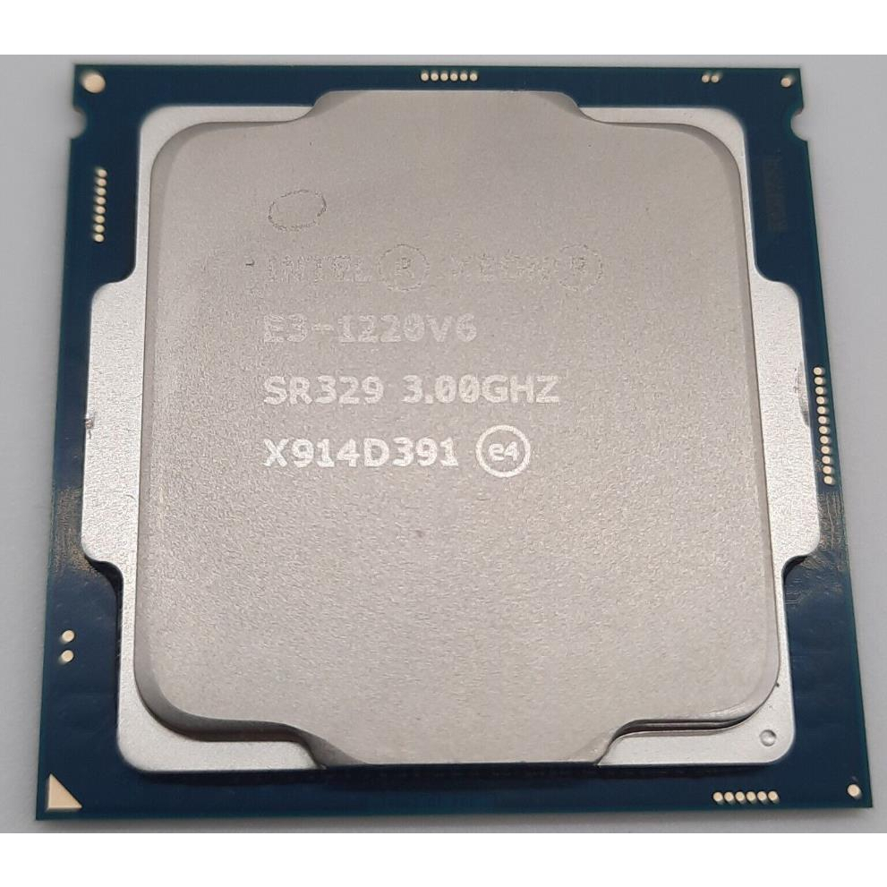 現貨，二手 Intel Xeon E3 1220V6 賣家保固30天 1220 V6 可以用在適合 E3 v5 v6 | 蝦皮購物