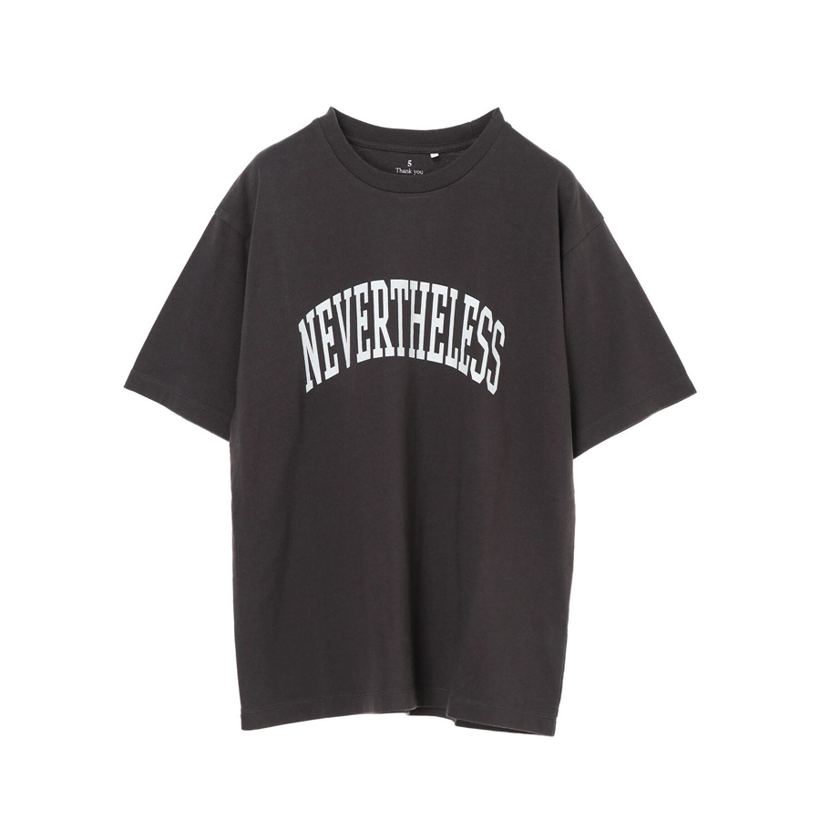 短版寬鬆英字LOGO T-shirt