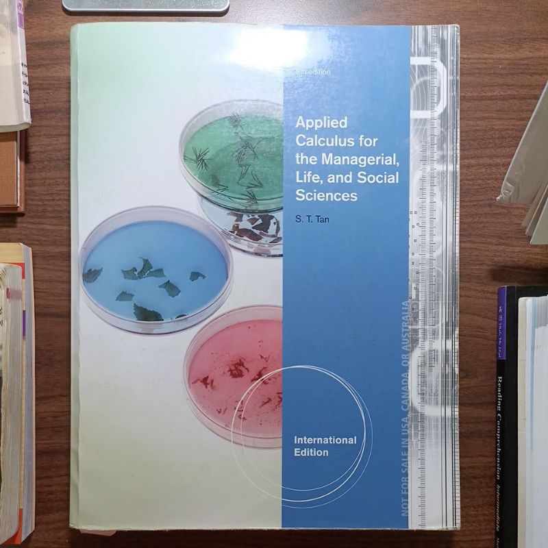 Applied calculus for the managerial life and social sciences 