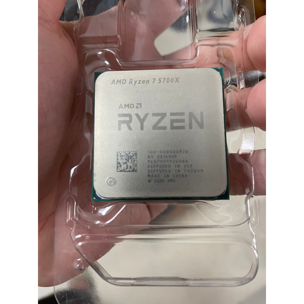 保固至2025/09 原廠盒裝贈風扇【AMD】Ryzen R7-5700X 3.4GHz 8核心中央