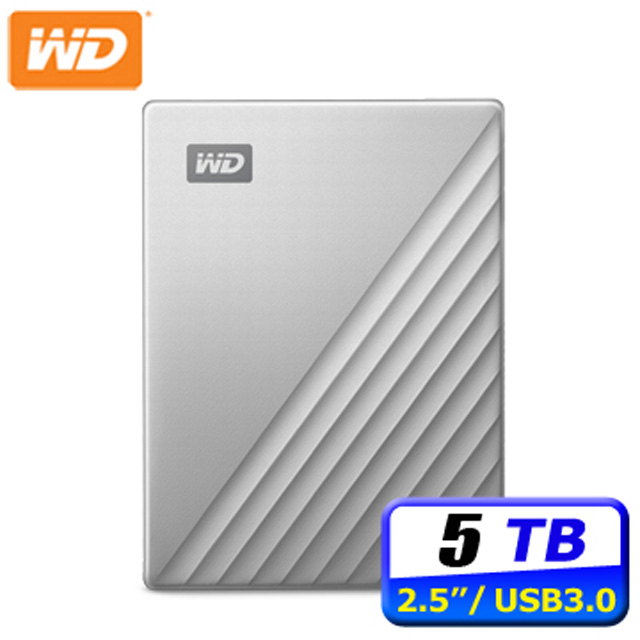 Wd 威騰 My Passport Ultra 5t 5tb Usb C 25吋行動硬碟 鋁合金 外接式硬碟 備份硬碟 蝦皮購物 6774