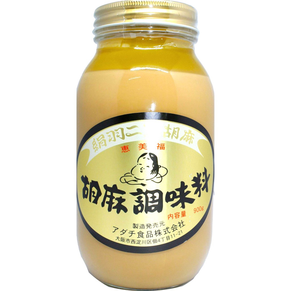 快速出貨｜🇯🇵惠美福絹羽二重白胡麻醬 900g 🥗適用於鍋物沾醬｜生菜沙拉｜涼拌麵｜胡麻醬｜日式芝麻醬 | 蝦皮購物