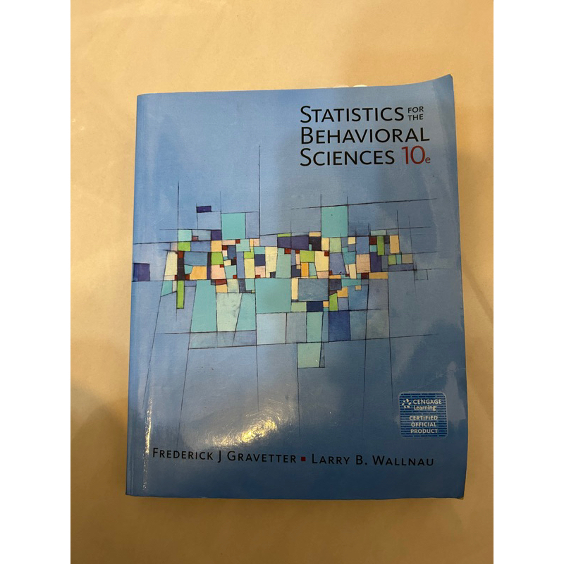 STATISTICS FOR THE BEHAVIORAL SCIENCES | 蝦皮購物