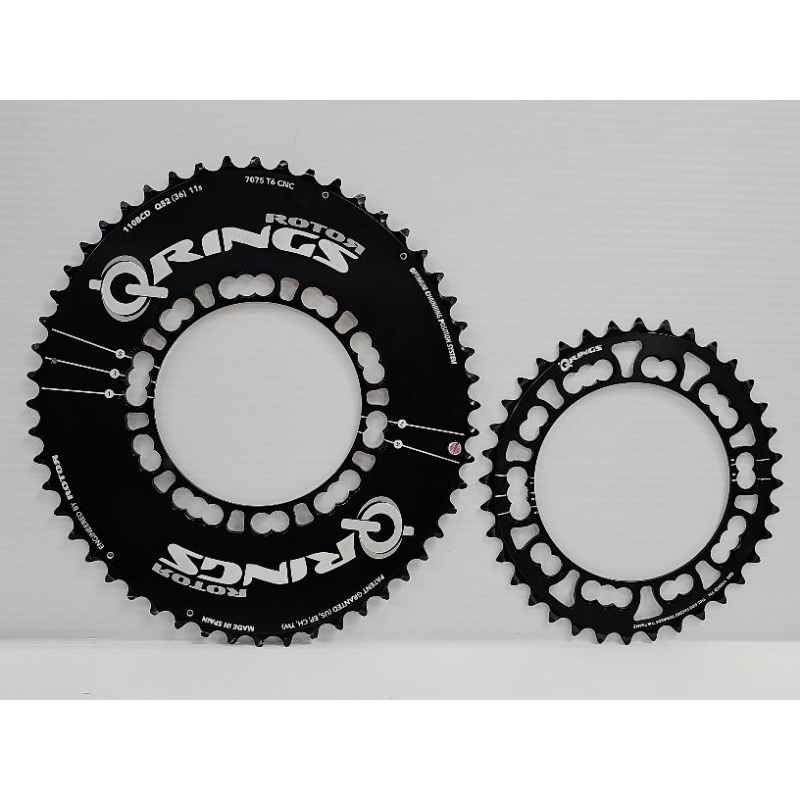 Plateau Ovale ROTOR Qrings Q50 - BCD110, Course, Neuf, Fabrication Espagnole