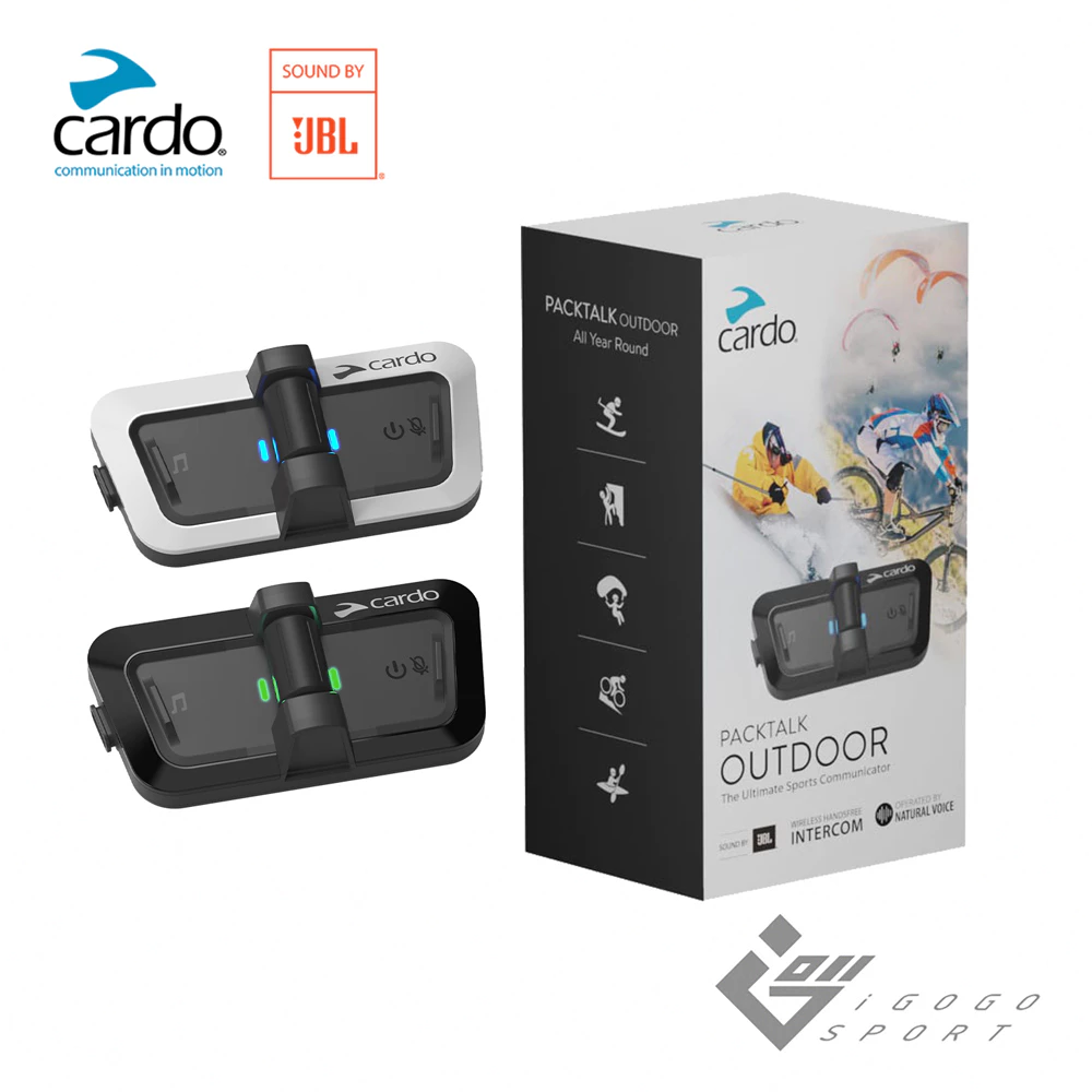 戶外通訊的王者！Cardo PACKTALK OUTDOOR：讓滑雪與單車運動不再「各玩各的」