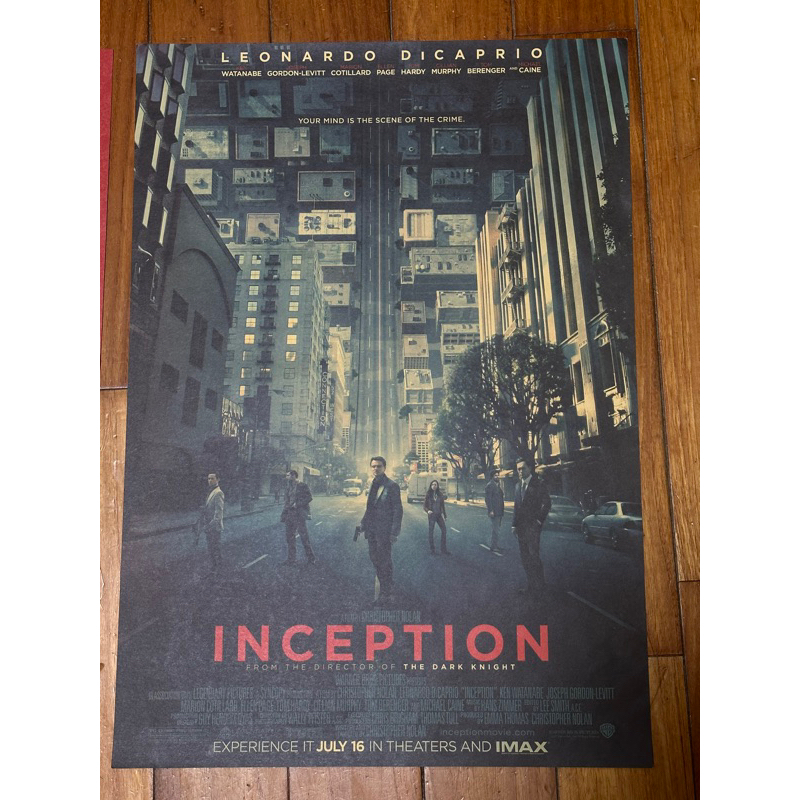 全面啟動 inception 牛皮紙海報 精緻印刷 | 蝦皮購物