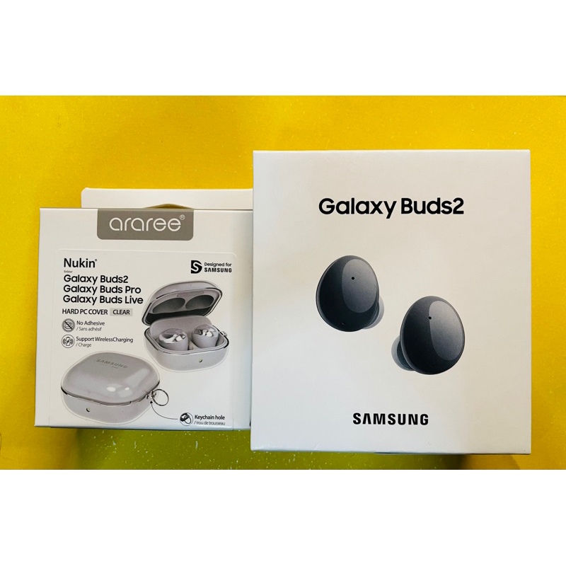 三星SAMSUNG Galaxy Buds2 R177 真無線藍牙耳機石墨黑全新品送保護殼