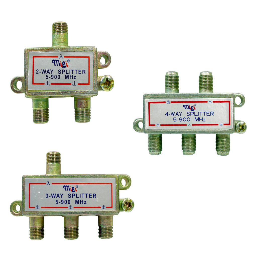 優惠出清】二路分配器/ 三路分配器/ 四路分配器電視分配用【詳閱說明再