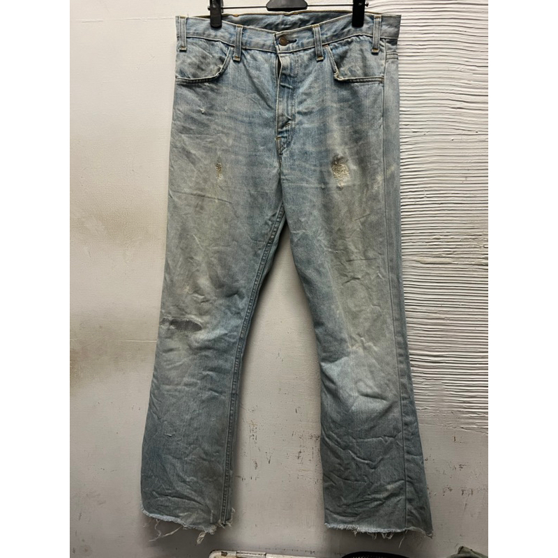 美國製LEVIS 646 喇叭褲 32吋 橘標 BIG(E) SCOVIL銅拉鍊~LVC復刻60年代嬉皮#1363