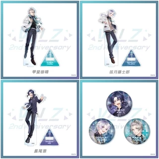 長尾景 弦月藤士郎 前夜祭缶バッジ にじフェス2023 前夜祭】ランダム缶