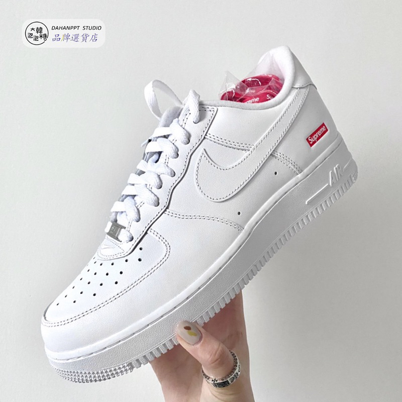 🍬SUPREME X NIKE AIR FORCE 1 全白黑小麥CU9225-100-001 DN1555-200