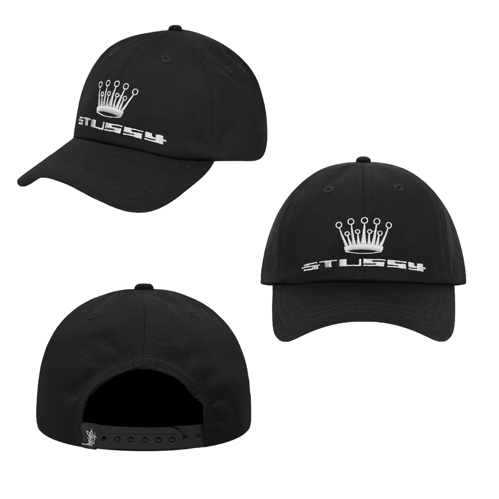 STUSSY 93 SLICK CROWN LOW PRO CAP 皇冠刺繡老帽棒球帽鴨舌帽