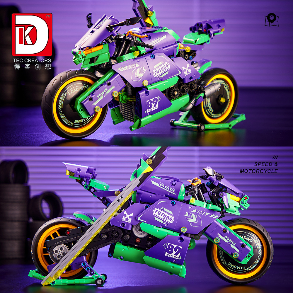 【海外輸入】 ☆牛把拔☆《DK5008》機車系列/摩托車EVO/新世紀福音戰士/重機 ミニカー