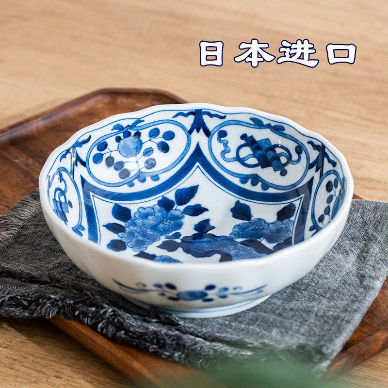 缽碗 飯碗 湯碗 大碗 餐具 米飯碗 拉面碗 陶瓷大碗日本進口缽碗餐具藍凜堂 日式青花家用拉面碗飯碗湯碗 | 蝦皮購物