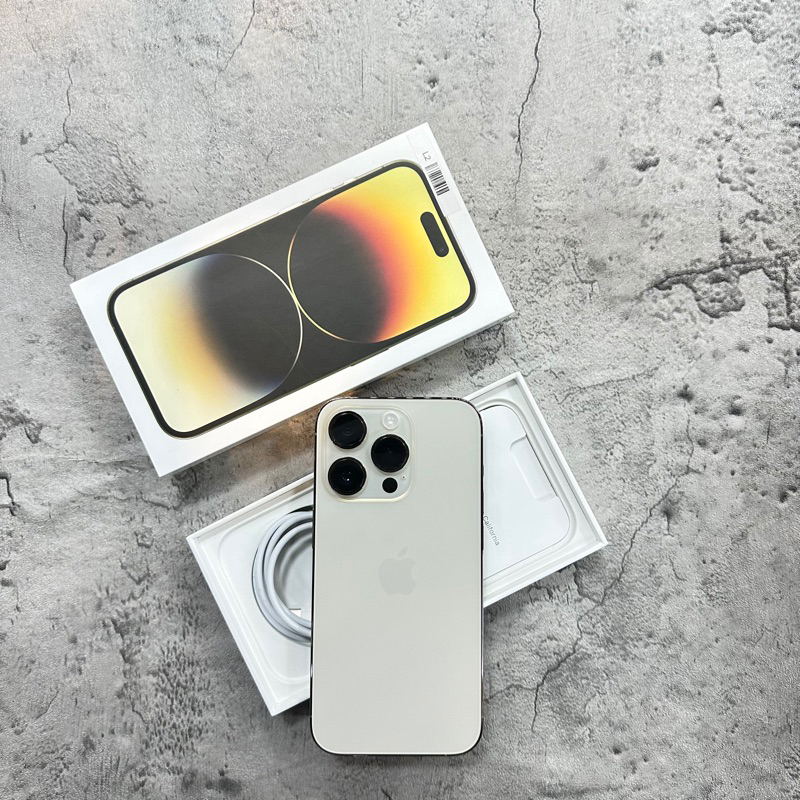 新品✨ iPhone 14 Pro 128G/256G 金色💛 僅拆封未使用台灣公司貨14pro