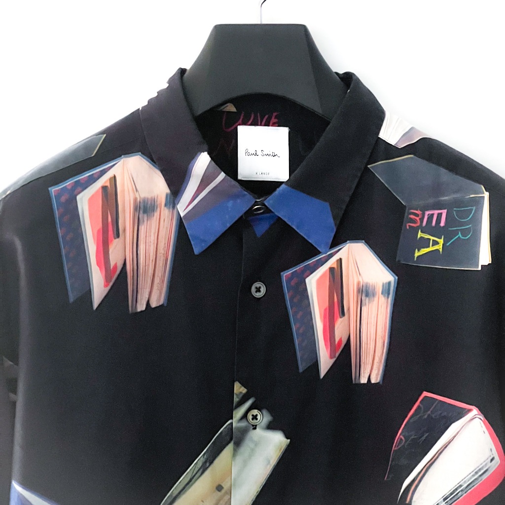 夢幻收藏】日本製18AW Paul Smith FALLING BOOKS PRINT SHIRT | 蝦皮購物