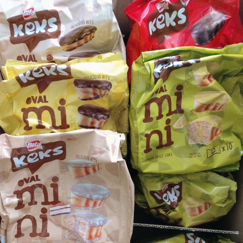 比夫Bifa keks oval mini土耳其迷你蛋糕180g一袋10入小蛋糕點心 巧克力/香蕉/提拉米蘇/櫻桃/檸檬 | 蝦皮購物