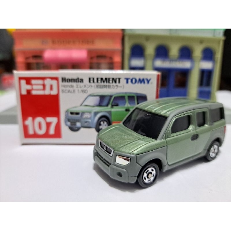 Tomica 舊藍標 No107 初回 新車貼 絕版 107 本田 Honda Element 經典 休旅車 蝦皮購物