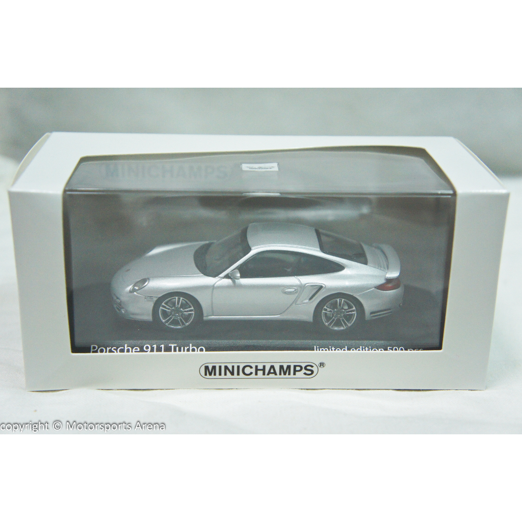 現貨特價】1:43 Minichamps Porsche 911 997 Turbo 2009 銀色