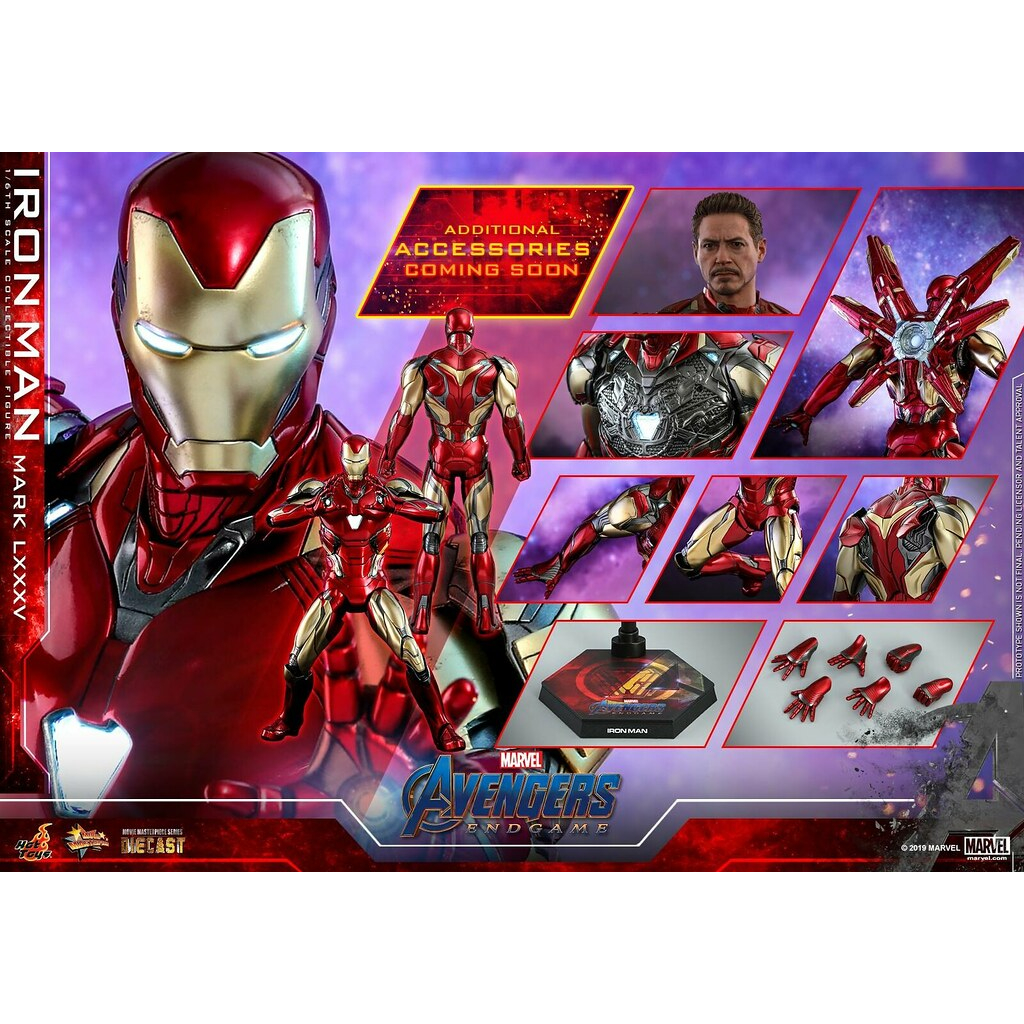 全新x正版x現貨] Hot Toys 鋼鐵人馬克85 Mark LXXXV MK85 MMS528D30