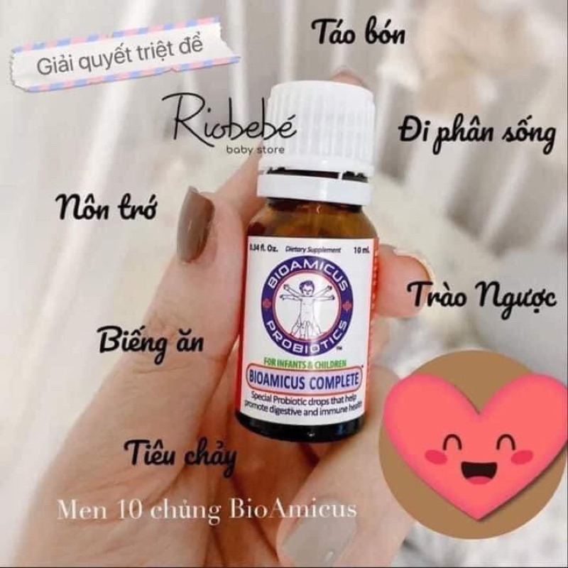 Men vi sinh 10 chủng BioAmicus Complete 10ml | 蝦皮購物