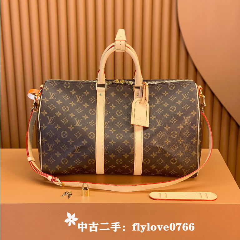 Used Brown Louis Vuitton Monogram Keepall Bandouliere 45 Model Number  M41418 Houston,TX