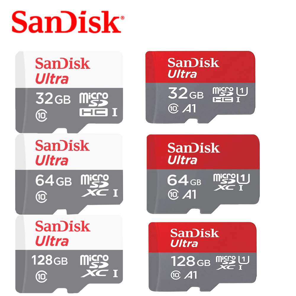 【 貨】SanDisk microSD C10 記憶卡 32G 64G 128G 256G 紅卡 白卡