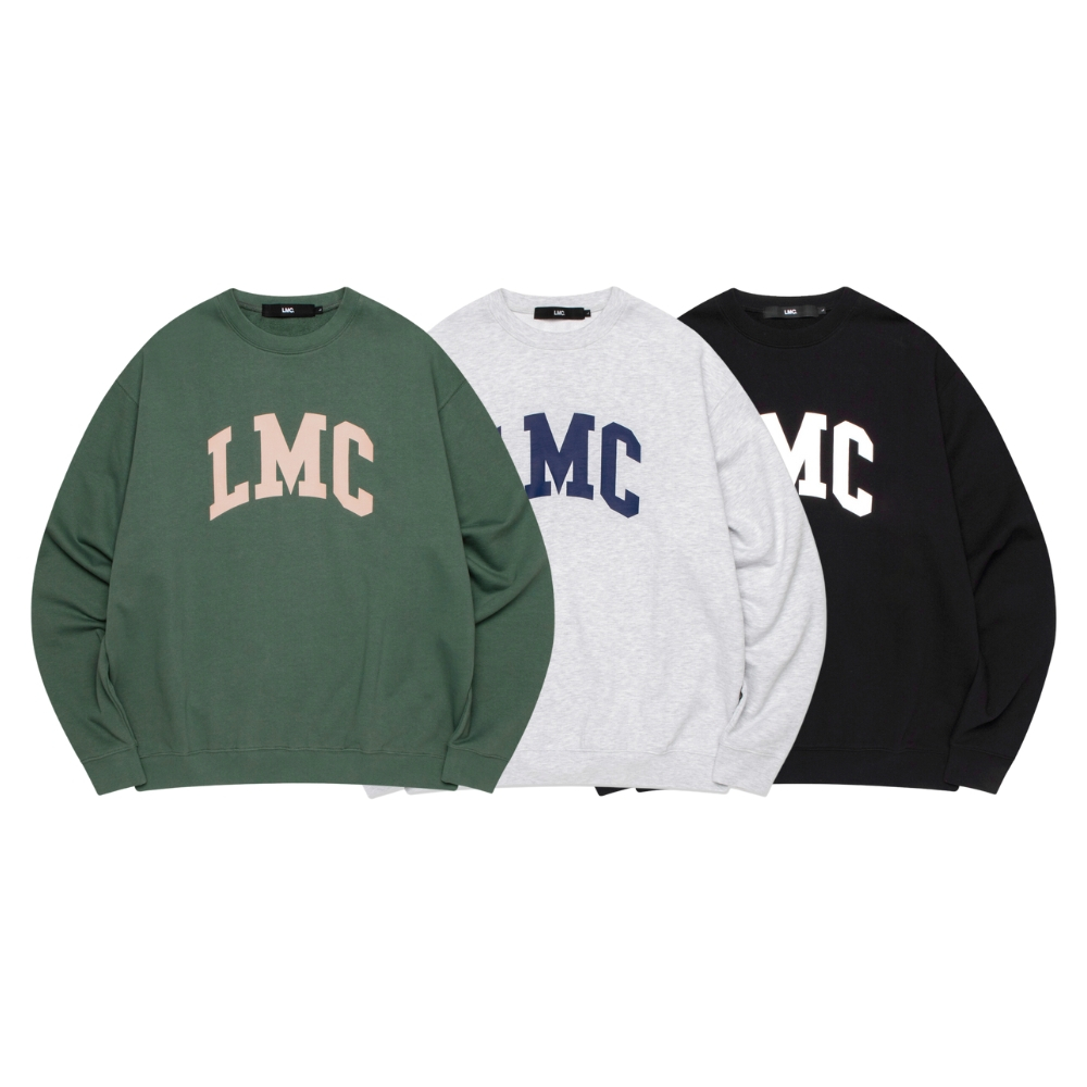 ★ LMC ★ARCH OG SWEATSHIRT ARCH OG SWEATSHIRT light heather gray - LMC | 엘엠씨