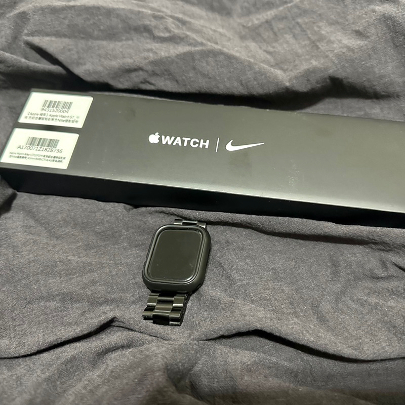 Apple watch 7 GPS 45mm 午夜黑NIKE版二手美品| 蝦皮購物