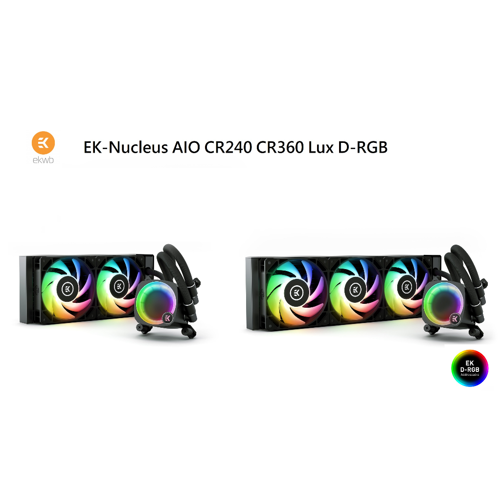 【肯瑞PC特裝】EK-Nucleus AIO CR240 CR360 Lux D-RGB 新款 AIO 一體式水冷 | 蝦皮購物
