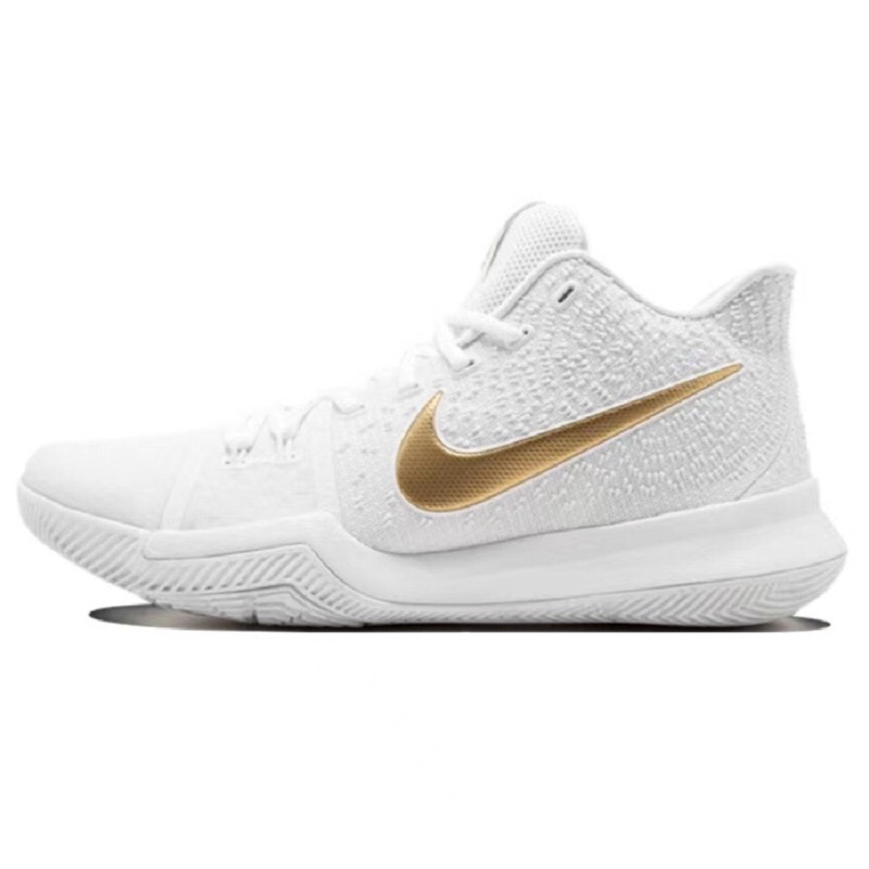 二手 Nike Kyrie 3 EP 白金 歐文3代 緩震耐磨防滑 男子實戰籃球鞋運動鞋