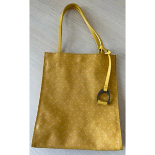 全新正品特價 Uniarts Why SHOPPER 芥末黃色 黃色 手提袋 托特包 購物包 隨身包