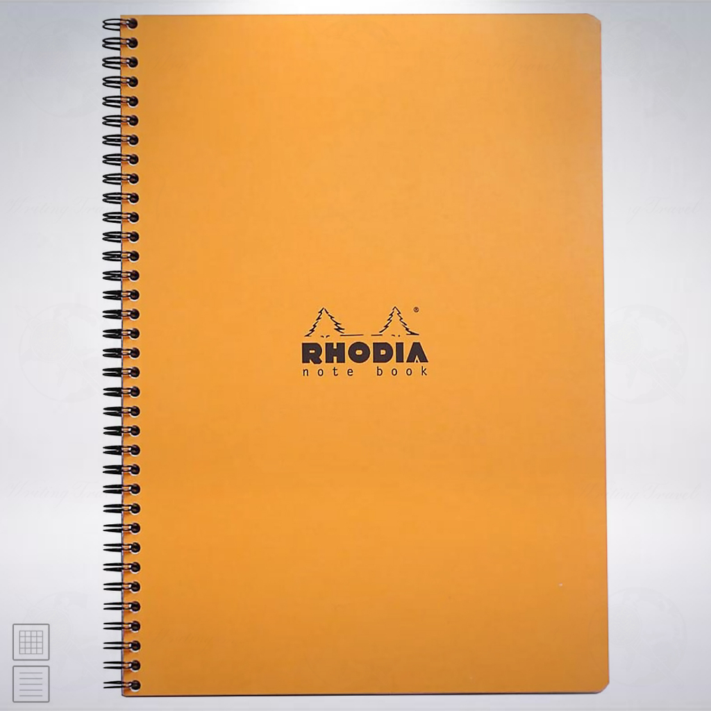 法國 RHODIA Wirebound Notebook A4+ 圈裝筆記本: 橘色/Orange | 蝦皮購物